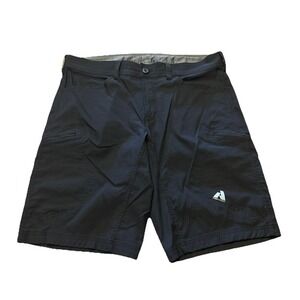 Eddie Bauer First Ascent Shorts Men's 38W Black Hiking Outdoors‎ 12" Inseam